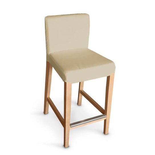 Pokrowiec na krzesło barowe Henriksdal krótki, waniliowy, krzesło barowe Henriksdal, Loneta Inna marka