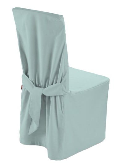 Pokrowiec na krzesło, DEKORIA, Cotton Panama, błękitny, 45x94 cm Dekoria