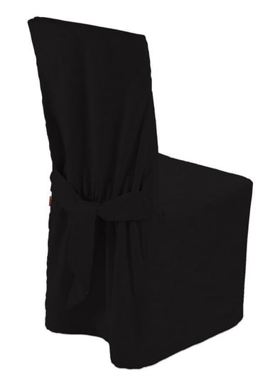 Pokrowiec na krzesło, DEKORIA, Cotton Panama, czarny, 45x94 cm Dekoria
