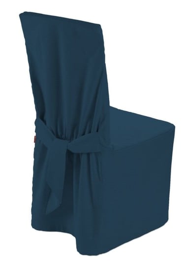 Pokrowiec na krzesło, DEKORIA, Cotton Panama, niebieski, 45x94 cm Dekoria