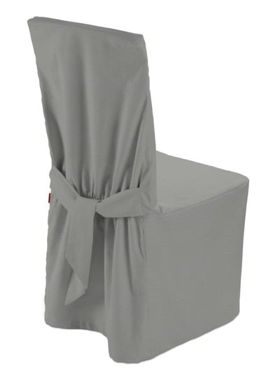 Pokrowiec na krzesło, DEKORIA, Loneta, szary, 45x94 cm Dekoria