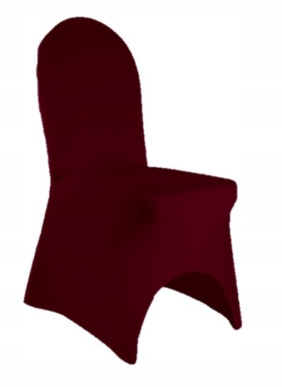 POKROWIEC na krzesło elastyczny CZERWONY CIEMNY Meble odNowa