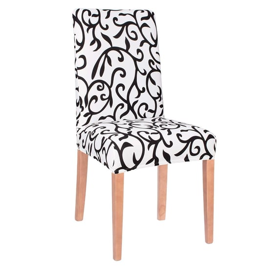Pokrowiec na krzesło elastyczny, listki Springos