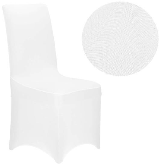 Pokrowiec na krzesło elastyczny pokrowiec bankietowy biały Springos
