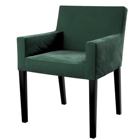 Pokrowiec na krzesło Nils, ciemny zielony, krzesło Nils, Velvet Inna marka