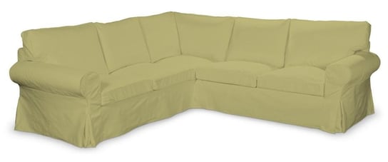 Pokrowiec na narożną sofę Ektorp DEKORIA Living, zielony Dekoria