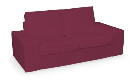 Pokrowiec na nierozkładaną sofę 2-osobową Kivik, DEKORIA, Cotton Panama, śliwkowy Dekoria