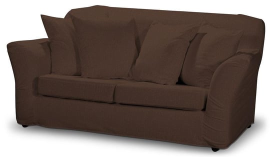 Pokrowiec na nierozkładaną sofę 2-osobową Tomelilla, DEKORIA, Chenille, czekoladowy szenil Dekoria