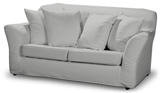 Pokrowiec na nierozkładaną sofę 2-osobową Tomelilla, DEKORIA, Chenille, szary szenil Dekoria