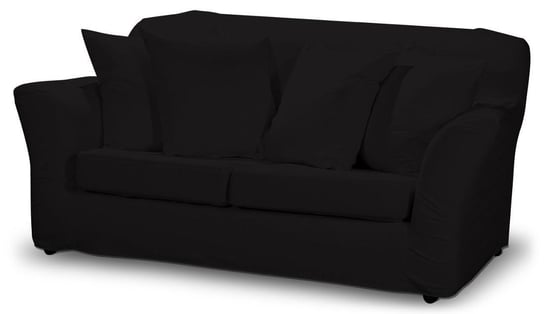 Pokrowiec na nierozkładaną sofę 2-osobową Tomelilla, DEKORIA, Cotton Panama, czarny Dekoria