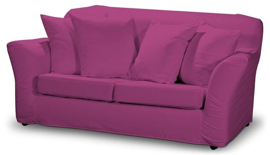 Pokrowiec na nierozkładaną sofę 2-osobową Tomelilla, DEKORIA, Etna, amarantowy Dekoria