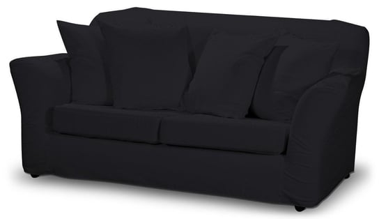 Pokrowiec na nierozkładaną sofę 2-osobową Tomelilla, DEKORIA, Etna, czarny Dekoria