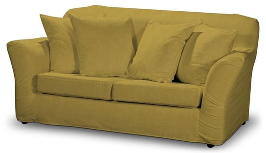 Pokrowiec na nierozkładaną sofę 2-osobową Tomelilla, DEKORIA, Etna, musztardowy szenil Dekoria