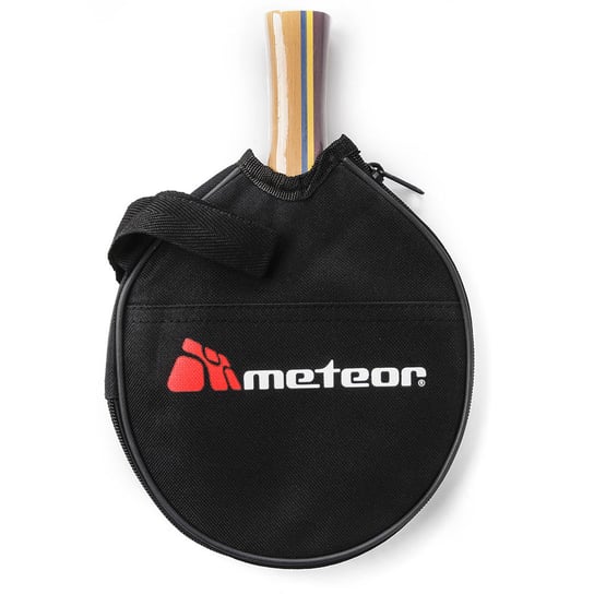 Pokrowiec na rakietkę do tenisa stołowego Meteor Standard Plus czarny/szary Meteor