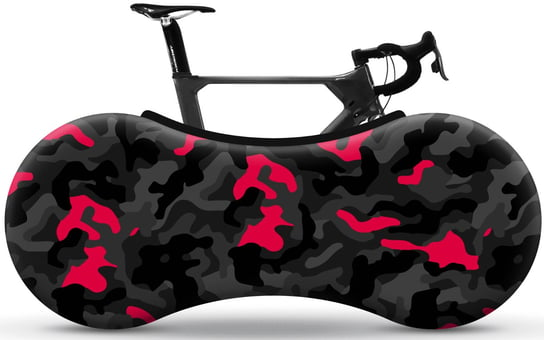 Pokrowiec Na Rower Model Camo Black Pink - Black Pink VELOSOCK