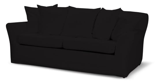 Pokrowiec na rozkładaną sofę Tomelilla, DEKORIA, Cotton Panama, czarny Dekoria