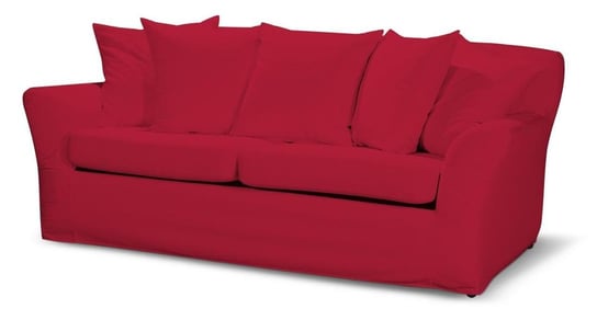 Pokrowiec na rozkładaną sofę Tomelilla, DEKORIA, Cotton Panama, czerwony Dekoria