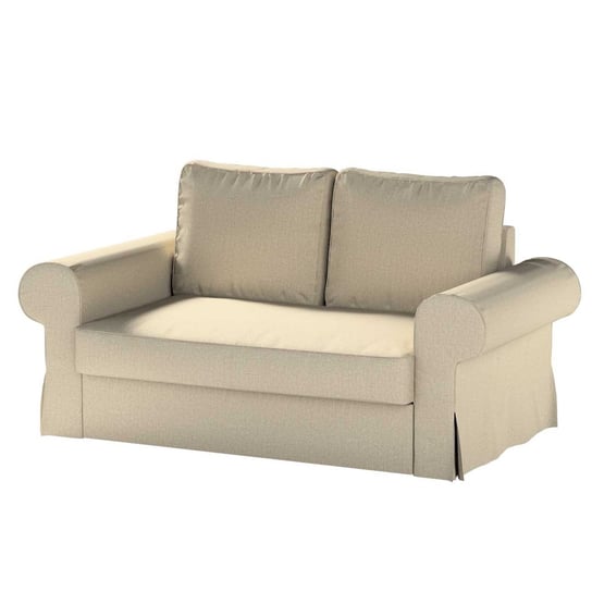 Pokrowiec na sofę Backabro 2-osobową rozkładaną, szaro-beżowy szenil, 168 x 88 x 71 cm, City Inna marka