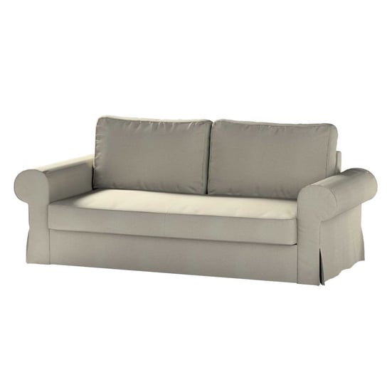 Pokrowiec na sofę Backabro 3-osobową rozkładaną, ciepły szary sztruks, 208 x 88 x 71 cm, Manchester Inna marka