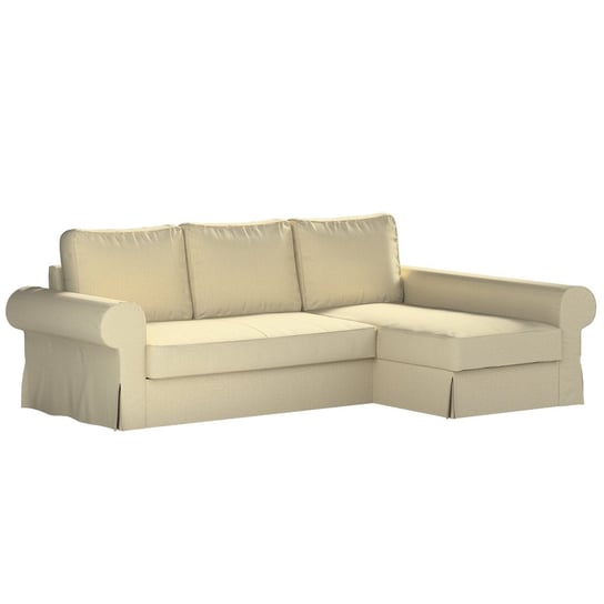 Pokrowiec na sofę Backabro rozkładaną z leżanką, beżowy, 248 x 88/150 x 71 cm, Living Inna marka