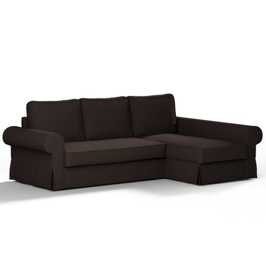 Pokrowiec na sofę Backabro rozkładaną z leżanką, Coffe (czekoladowy brąz), 248 x 88/150 x 71 cm, Cotton Panama Inna marka