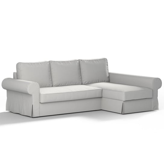 Pokrowiec na sofę Backabro rozkładaną z leżanką, jasny popiel, 248 x 88/150 x 71 cm, Etna Inna marka