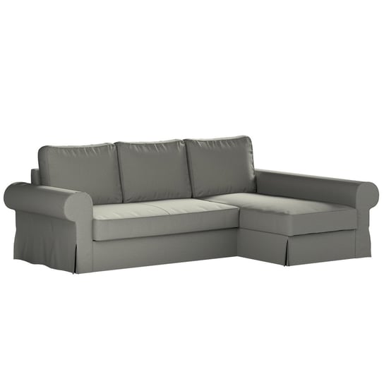 Pokrowiec na sofę Backabro rozkładaną z leżanką, szary, 248 x 88/150 x 71 cm, Etna Inna marka
