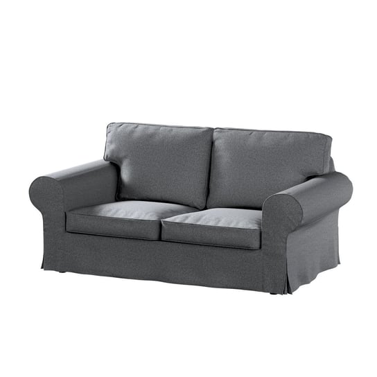 Pokrowiec na sofę dwuosobową nierozkładaną Ektorp, DEKORIA, ciemno szary melanż, 173x83x73 cm Dekoria