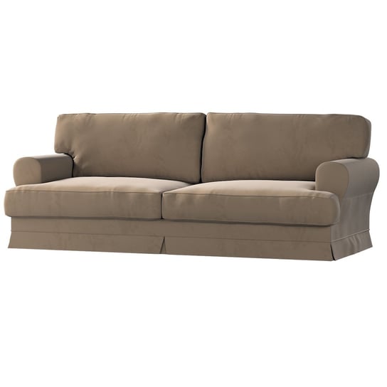 Pokrowiec na sofę Ekeskog rozkładaną, brązowy, 238 x 98 x 92 cm, Living Velvet Inna marka