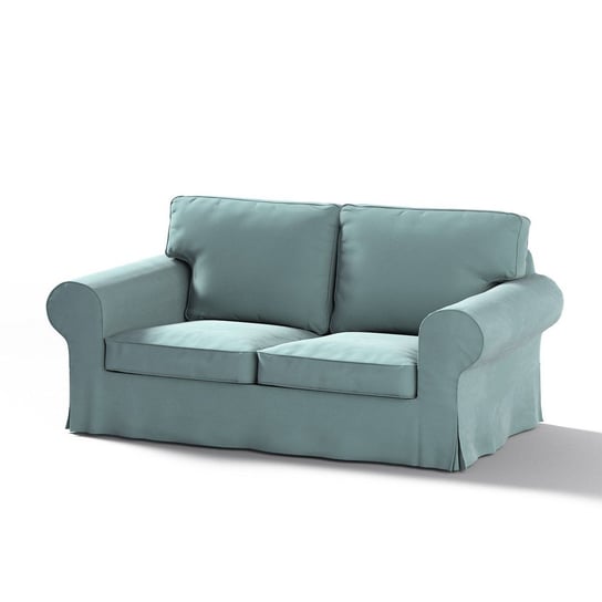 Pokrowiec na sofę Ektorp 2-osobową nierozkładaną, DEKORIA, błękitny Dekoria