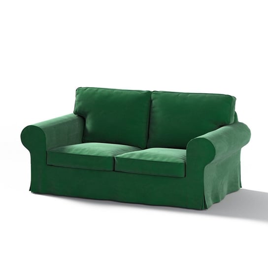 Pokrowiec na sofę Ektorp 2-osobową nierozkładaną, DEKORIA, butelkowa zieleń Dekoria
