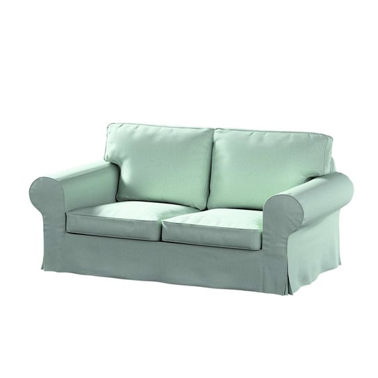 Pokrowiec na sofę Ektorp 2-osobową nierozkładaną, Living, pastelowy błękit, 173x83x73 cm Dekoria