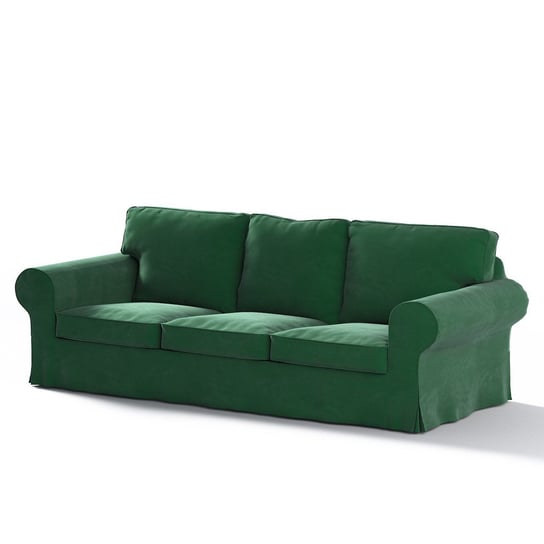 Pokrowiec na sofę Ektorp 2-osobową, rozkładaną, DEKORIA, butelkowa zieleń Dekoria