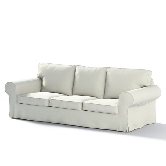 Pokrowiec na sofę Ektorp 2-osobową, rozkładaną, DEKORIA, śmietankowa biel Dekoria