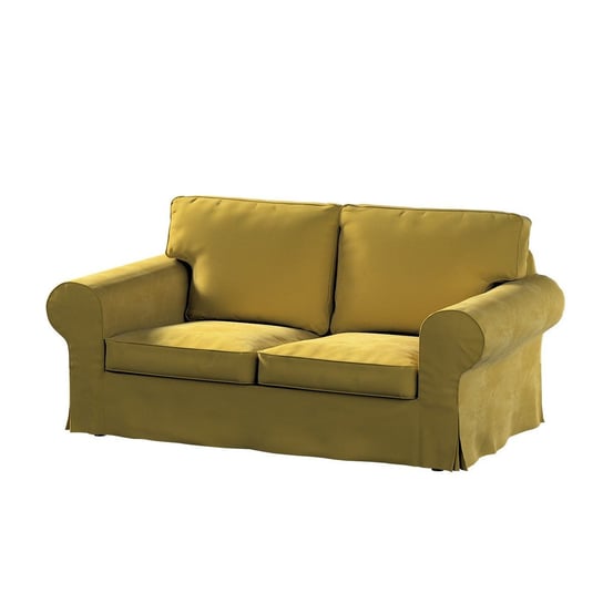 Pokrowiec na sofę Ektorp 2-osobową rozkładaną, DEKORIA, Velvet, stary model, oliwkowy zielony Dekoria