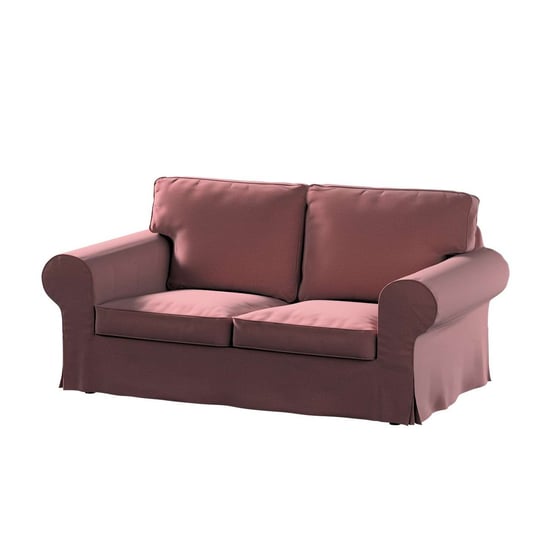 Pokrowiec na sofę Ektorp 2-osobową rozkładaną, Ingrid, jasna śliwka-welwet, 195x90x73 cm Dekoria