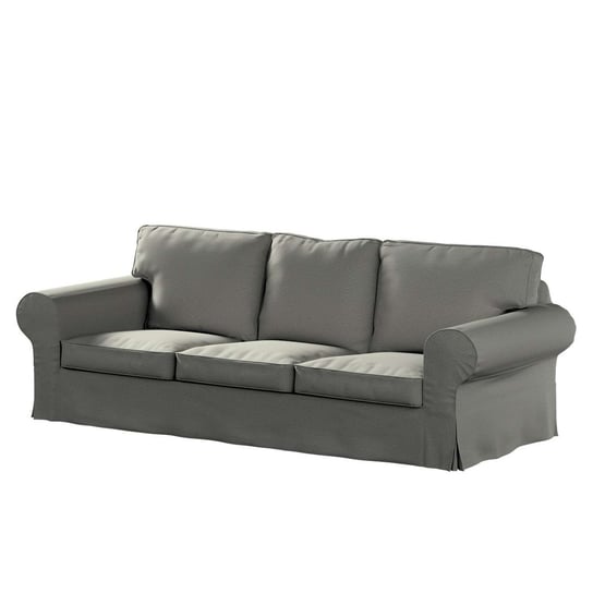 Pokrowiec na sofę Ektorp 3-osobową nierozkładaną, Etna, szary, 218x88x73 cm Dekoria