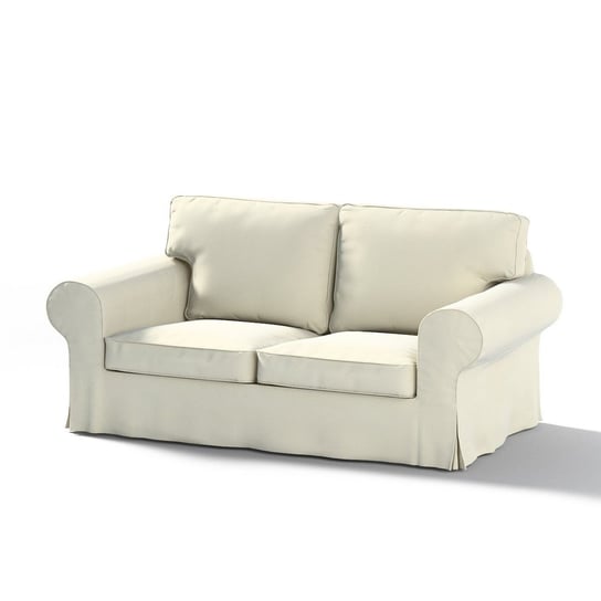 Pokrowiec na sofę Ektorp rozkładaną 2-osobową, DEKORIA, STARY MODEL, śmietankowa biel Dekoria
