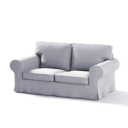 Pokrowiec na sofę Ektorp rozkładaną 2-osobową, DEKORIA, STARY MODEL, srebrzysty szary Dekoria