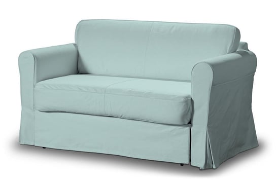 Pokrowiec na sofę Hagalund DEKORIA, Cotton Panama, pastelowy błękitny, Dekoria