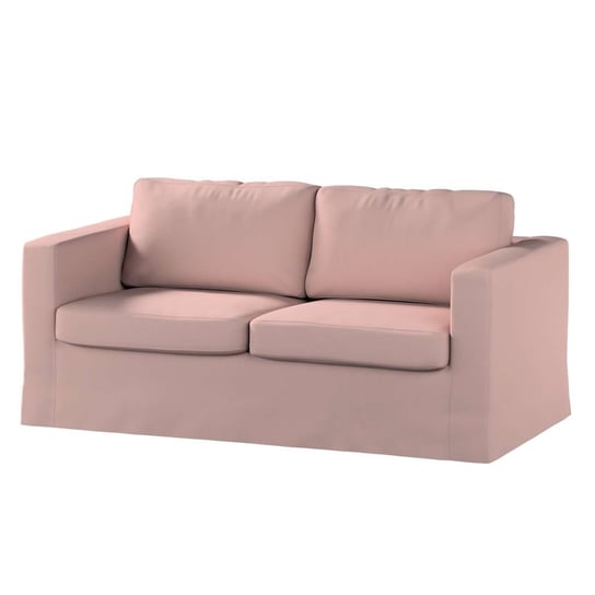 Pokrowiec na sofę Karlstad 2-osobową nierozkładaną, City,długi, zgaszony róż szenil, 165x89x64 cm Dekoria