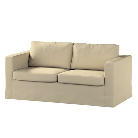 Pokrowiec na sofę Karlstad 2-osobową nierozkładaną, Manchester,długi, biszkoptowy sztruks, 165x89x64 cm Dekoria