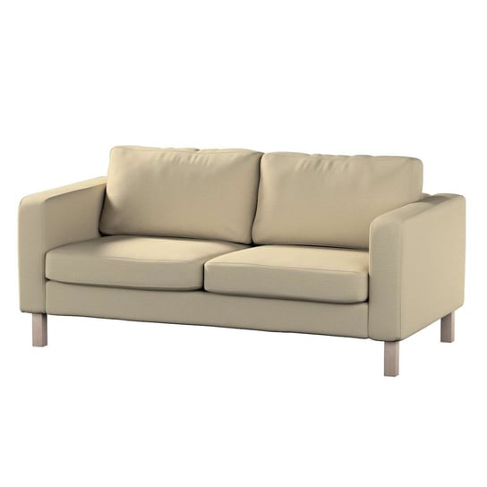Pokrowiec na sofę Karlstad 2-osobową nierozkładaną, Manchester,krótki, biszkoptowy sztruks, 165x89x64 cm Dekoria