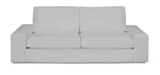 Pokrowiec na sofę Kivik 3-osobową nierozkładaną DEKORIA Chenille, szary Dekoria