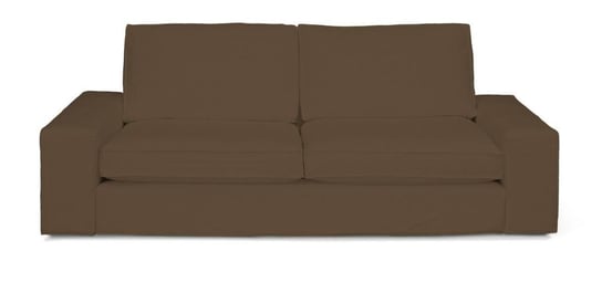 Pokrowiec na sofę Kivik 3-osobową nierozkładaną DEKORIA Cotton Panama, brązowy Dekoria