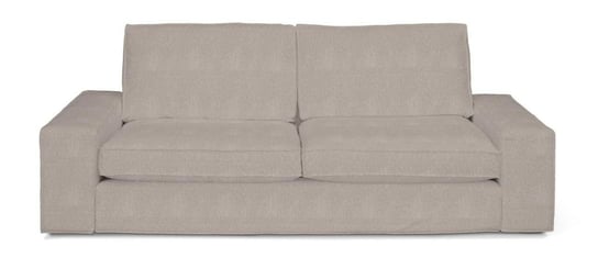 Pokrowiec na sofę Kivik 3-osobową nierozkładaną DEKORIA Etna, beżowo-szary Dekoria