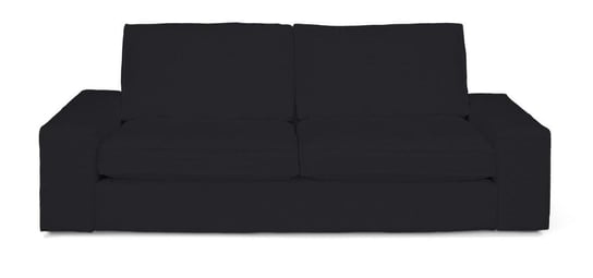 Pokrowiec na sofę Kivik 3-osobową nierozkładaną DEKORIA Etna, czarny Dekoria