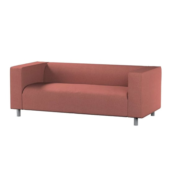 Pokrowiec na sofę Klippan 2-osobową, City, brązowo-koniakowy szenil, 177x88x66 cm Dekoria
