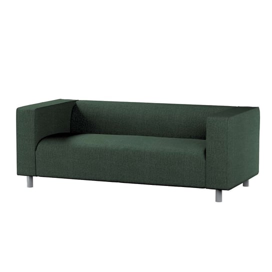 Pokrowiec na sofę Klippan 2-osobową, City, leśna zieleń szenil, 177x88x66 cm Dekoria
