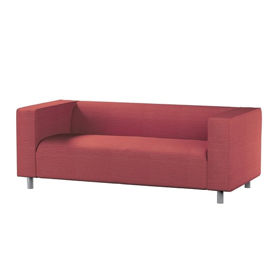 Pokrowiec na sofę Klippan 2-osobową, czerwony szenil, 177 x 88 x 66 cm, Chenille Inna marka